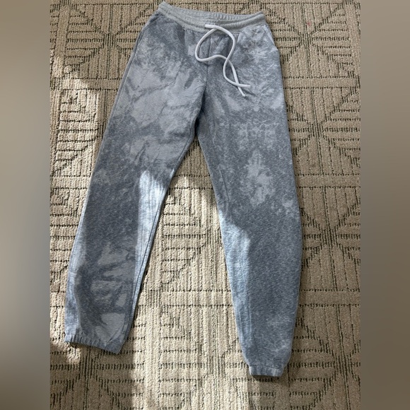 Tie-Dye Gray Jogger Sweatpants with Drawstring size S/M - Picture 3 of 4